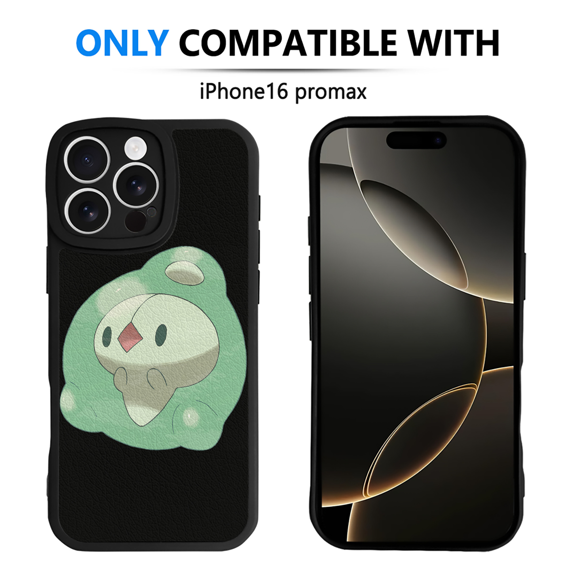（画像用） ポケットモンスター Pokémon 【iPhone 16シリーズ対応】シリコンスマホケース（レザー調） 材質：シリコン